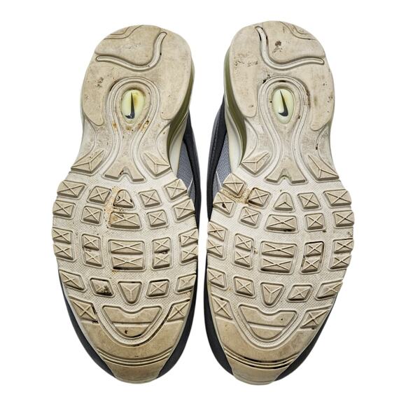 Nike Air Max 97 Premium OG 312834-005 Mesh Sneakers Gray White US 10 - Preowned - Picture 6 of 7